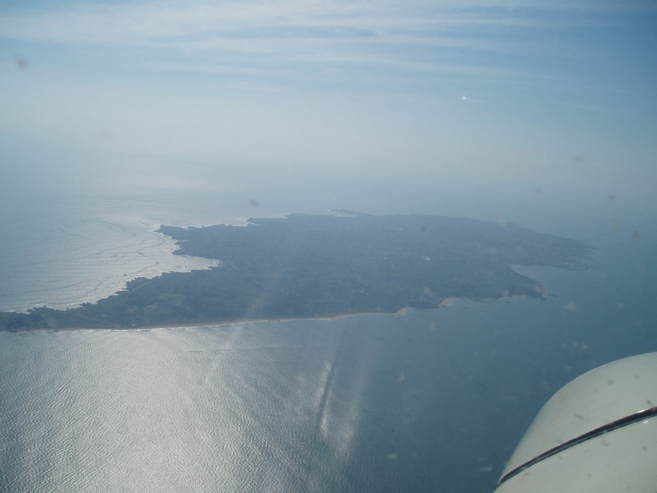 2 Ile d'Yeu Fox Yankee Tango passe la pointe des corbeaux à 3000 pieds