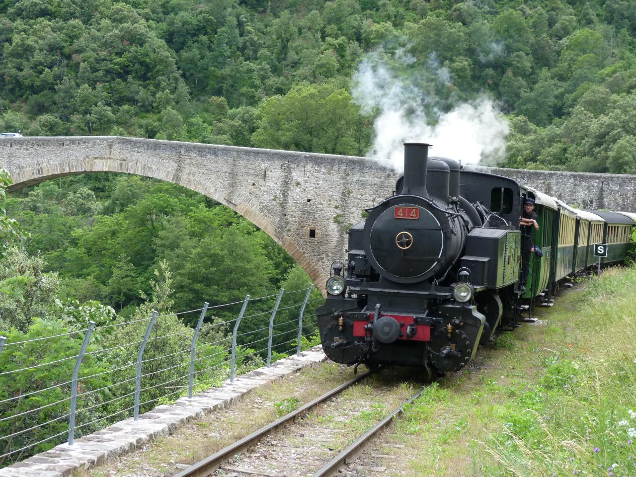 29 La Mallet 414 de 1932 et son chauffeur devant le Grand Pont