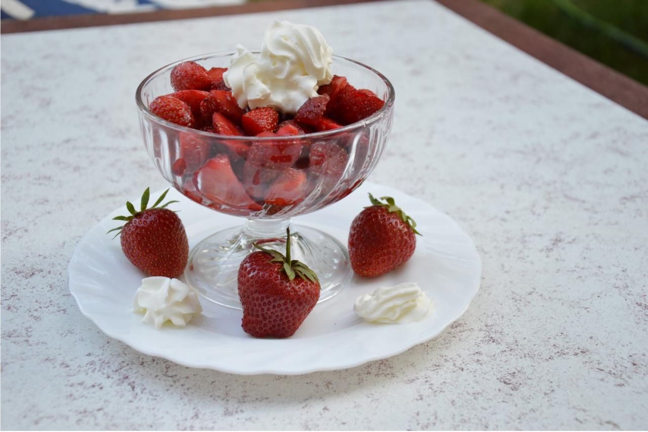 8 Coupe de fraises