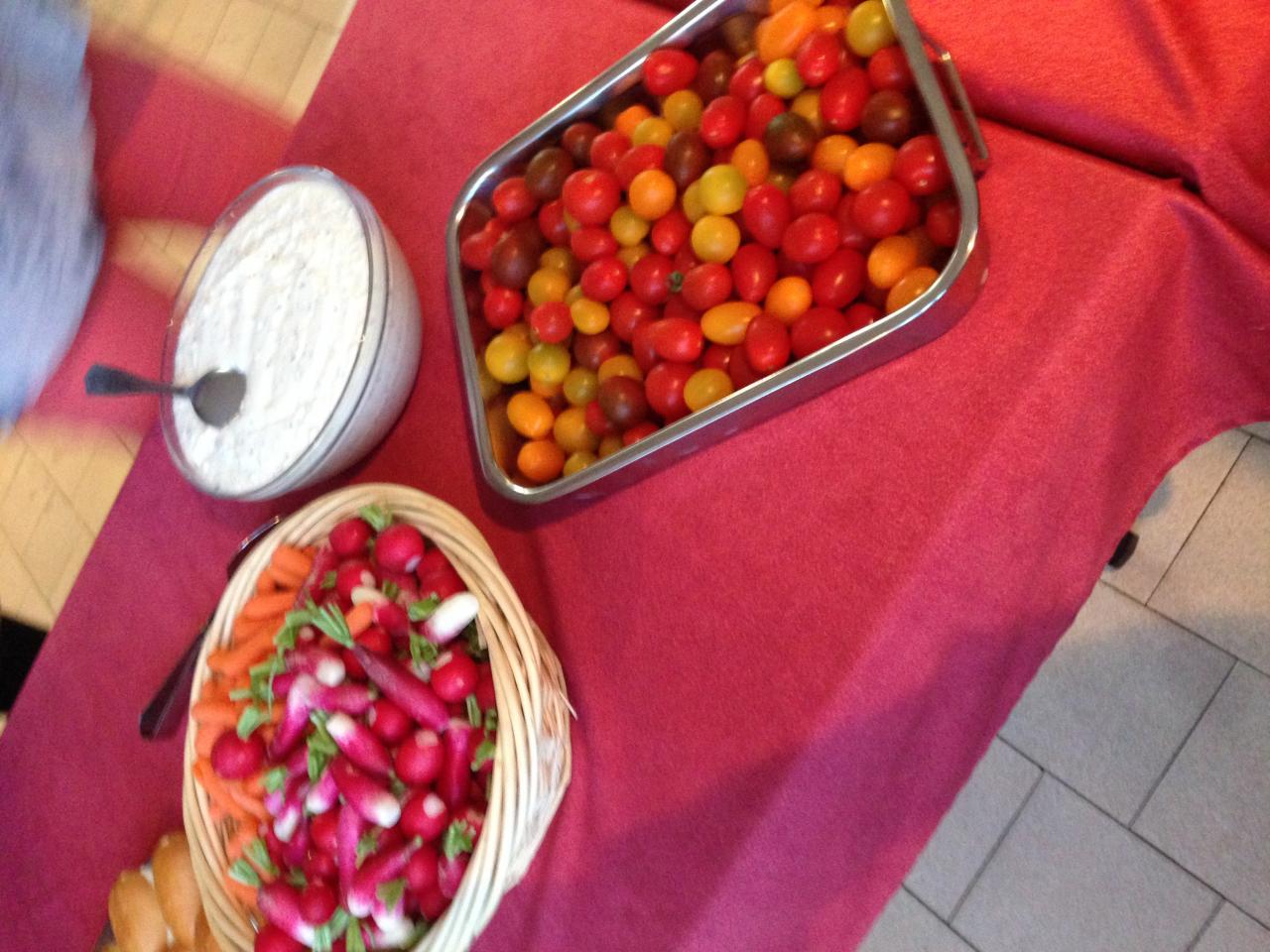 Buffet pour l'aéroclub, jour le plus long