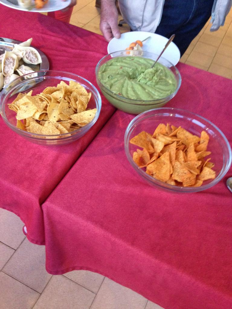 Buffet pour l'aéroclub, jour le plus long