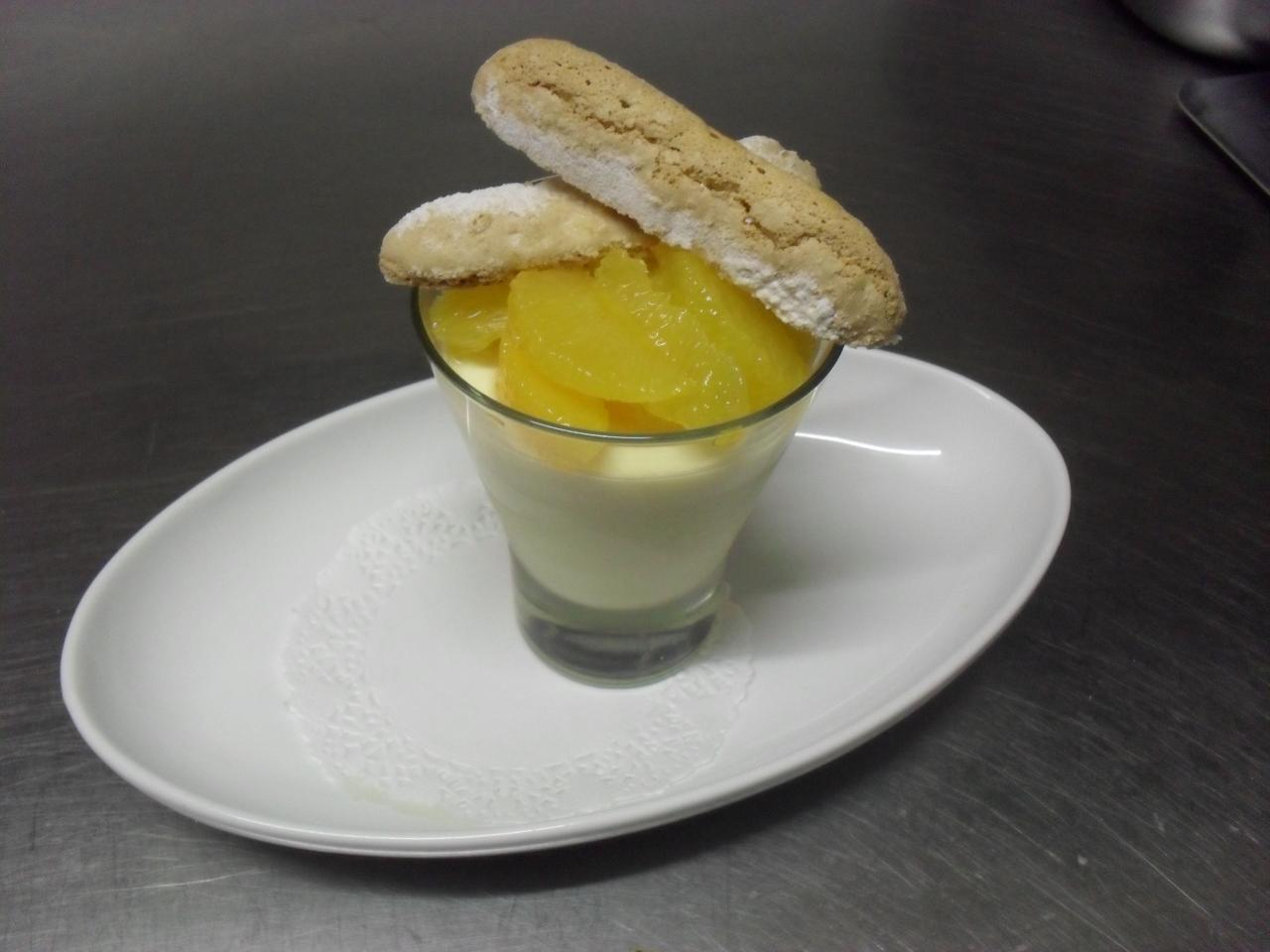 Panna cotta à l'orange