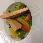 Salade au foie gras et à l’orange