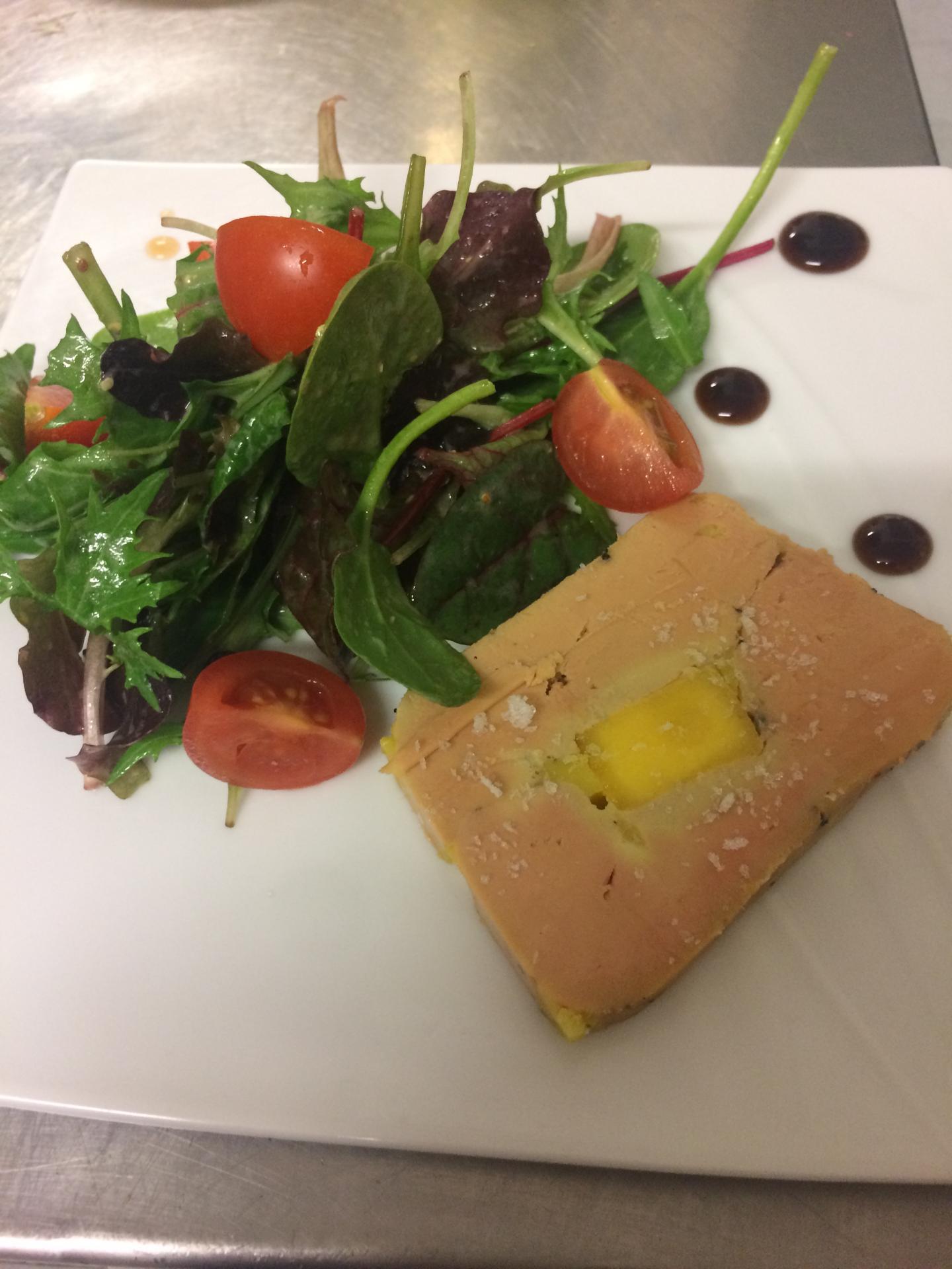 St Valentin Terrine de foie gras aux mangues