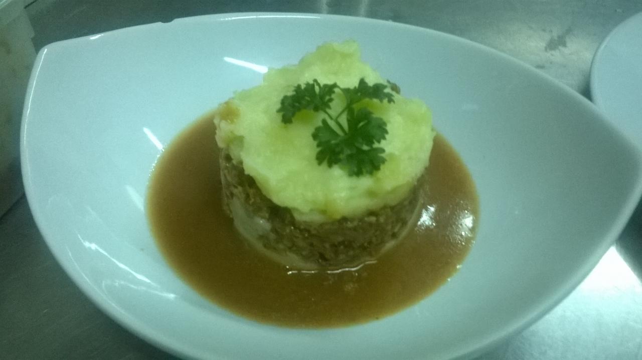 Parmentier de confit de canard