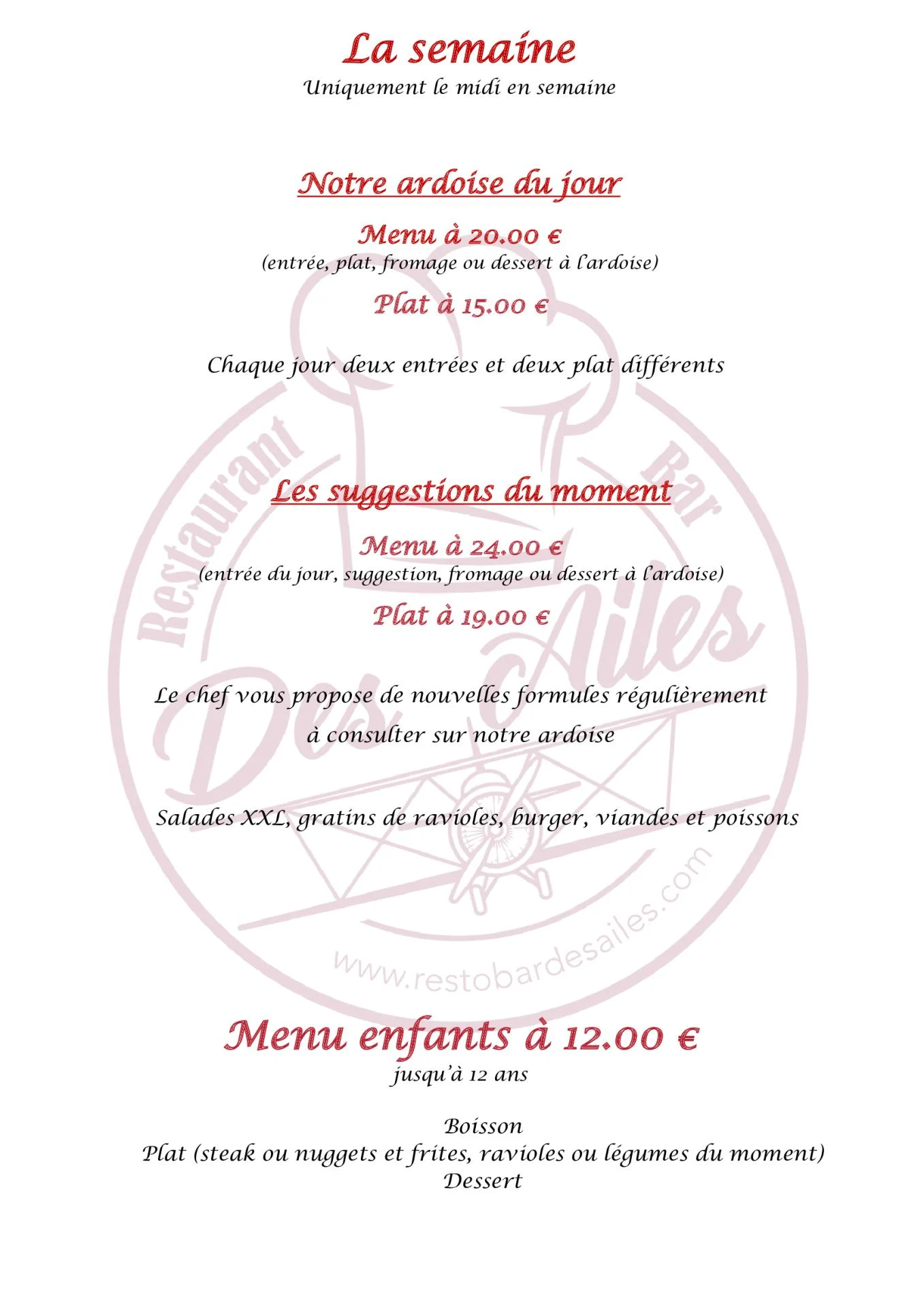 Semaine 1